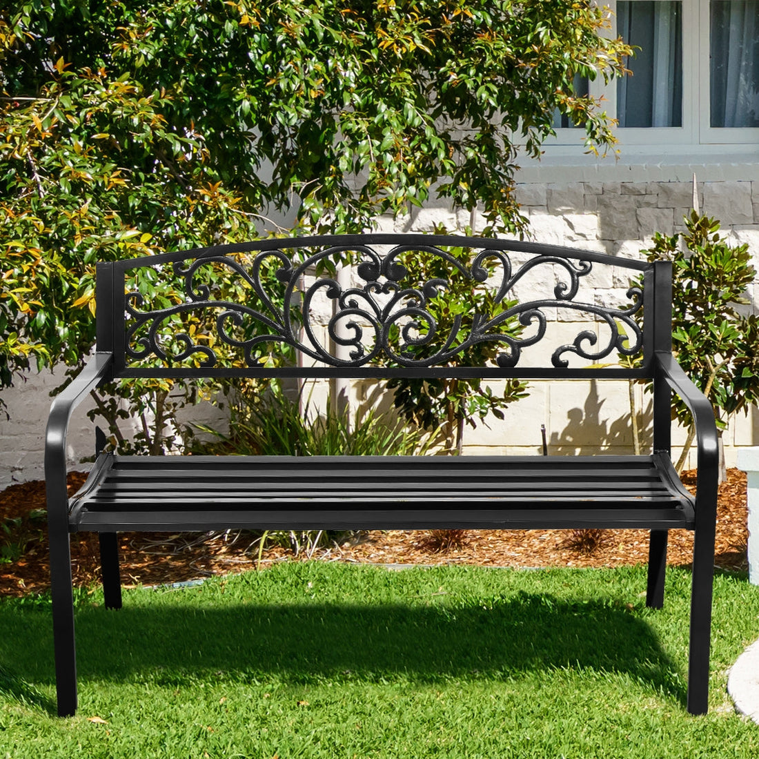 50 Inch Cast Iron Bench