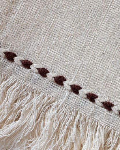 Chocolate Braid Detail Napkin | Set of 2