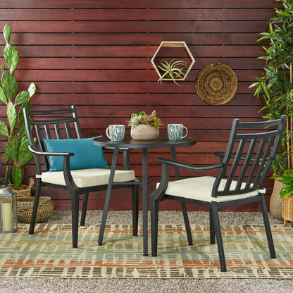 Delmar 3pc Metal Bistro Set