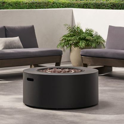 Round Gas Fire Pit
