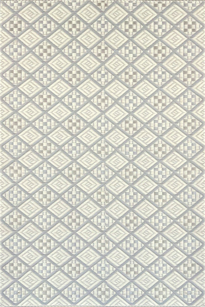 Scotch Silver &amp; Cream Outdoor Mat