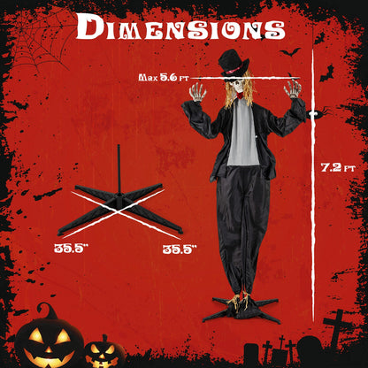 Haunted Animatronic Groom - 7.2 FT Halloween Decoration