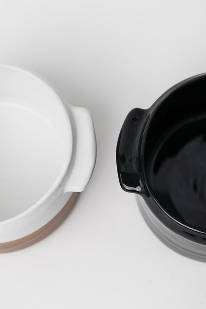 Waylon Soup Bowl - Brown/White - Set of 4