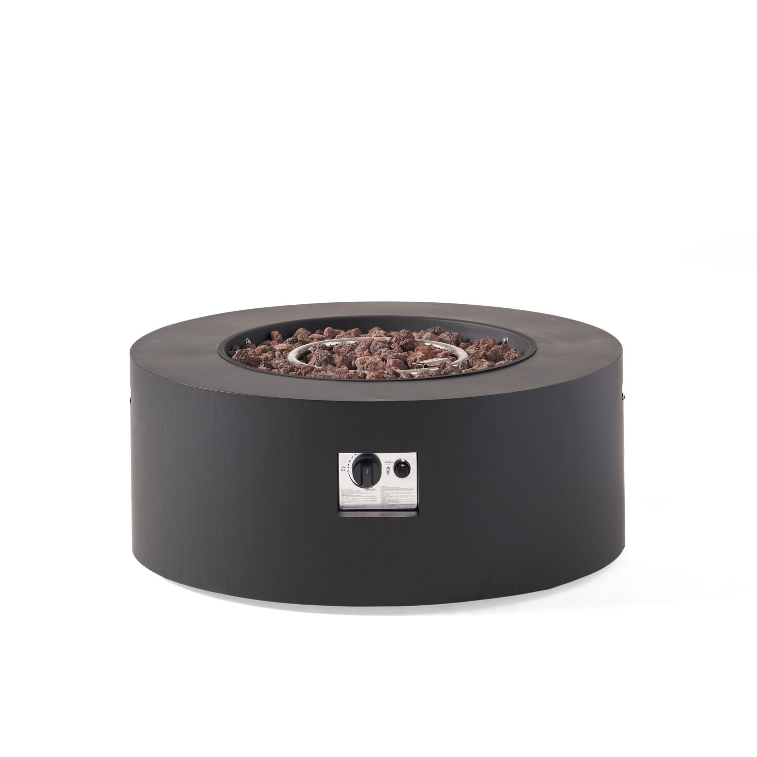 Round Gas Fire Pit