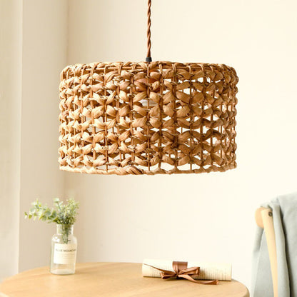 Large Rattan Pendant Lamp/Chandelier