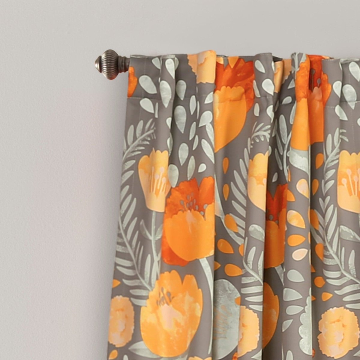 Poppy Garden Light Filtering Window Curtain Panel Sets