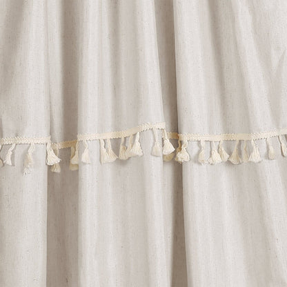 Ivy Tassel Window Curtain Panel Sets