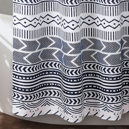 Hygge Geo Shower Curtain