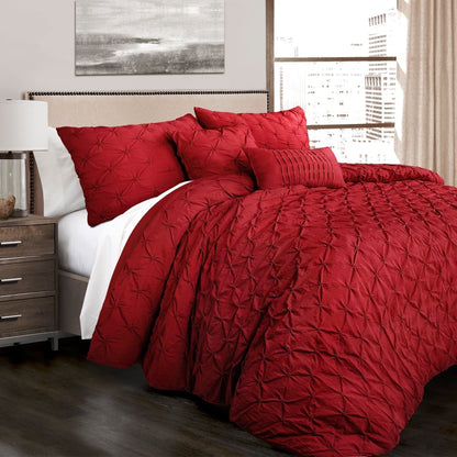 Ravello Pintuck 5 Piece Comforter Set
