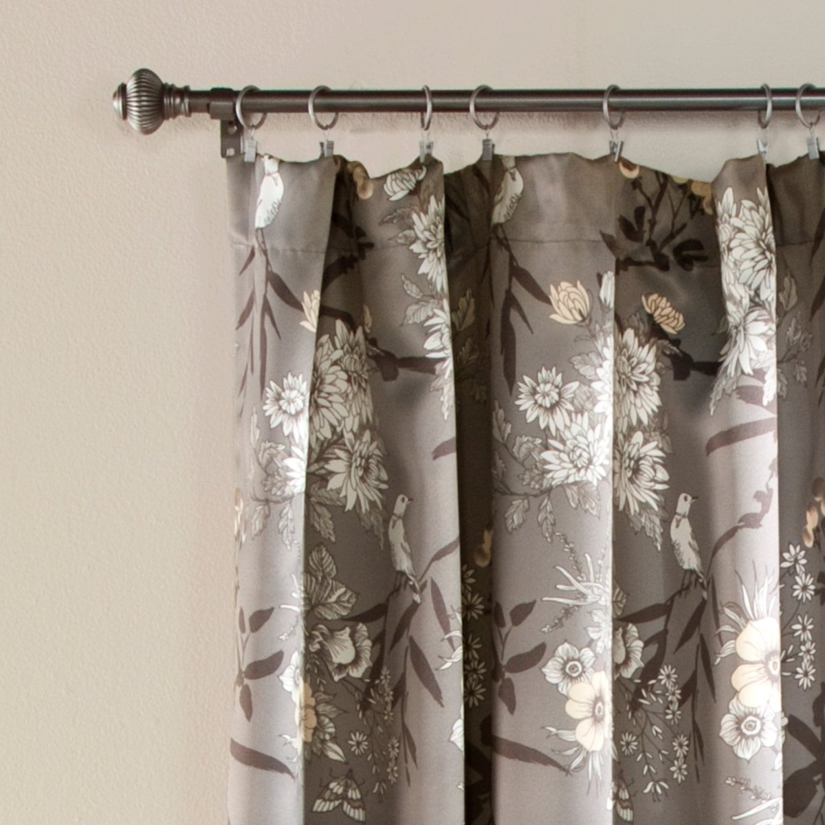 Botanical Garden Light Filtering Window Curtain Panel Sets -6 Colors