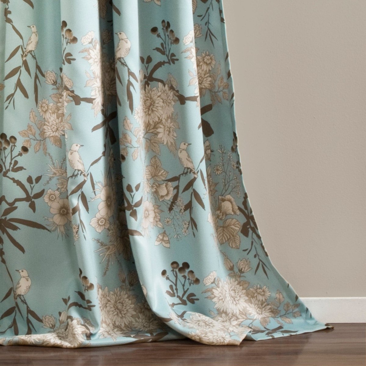 Botanical Garden Light Filtering Window Curtain Panel Sets -6 Colors