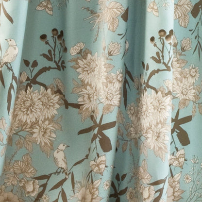 Botanical Garden Light Filtering Window Curtain Panel Sets -6 Colors