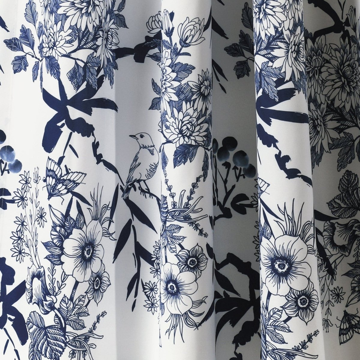 Botanical Garden Light Filtering Window Curtain Panel Sets -6 Colors