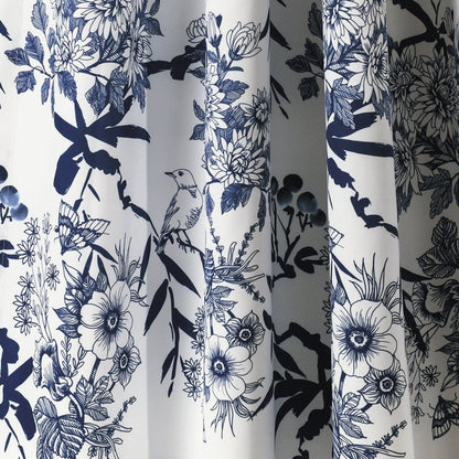 Botanical Garden Light Filtering Window Curtain Panel Sets -6 Colors