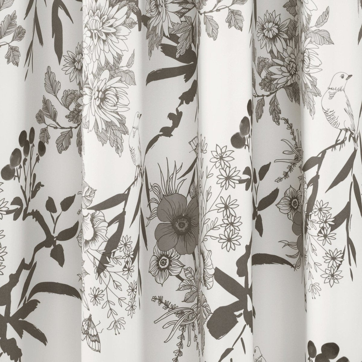 Botanical Garden Light Filtering Window Curtain Panel Sets -6 Colors