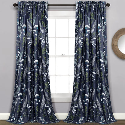 Devonia Light Filtering Window Curtain Panel Sets - 5 Colors