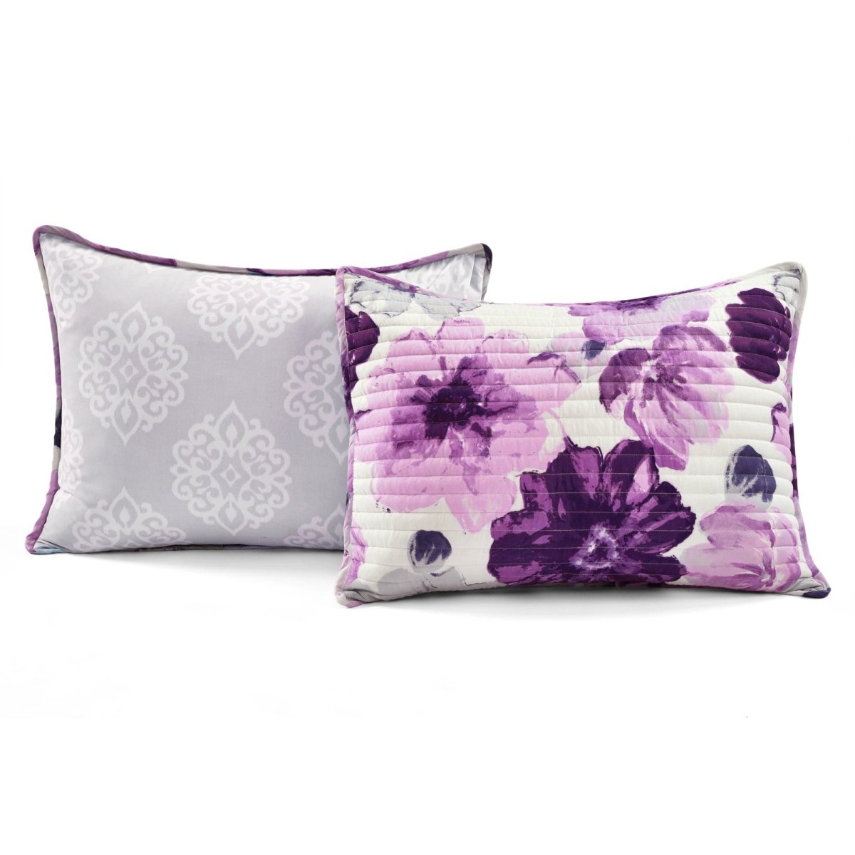 Leah 3 Piece Reversible Quilt Sets - 5 Colors