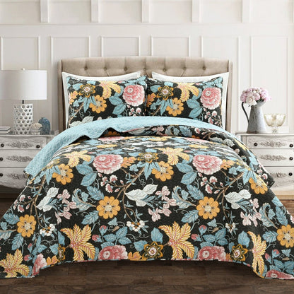 Sydney 3 Piece Quilt Sets - 6 Colors