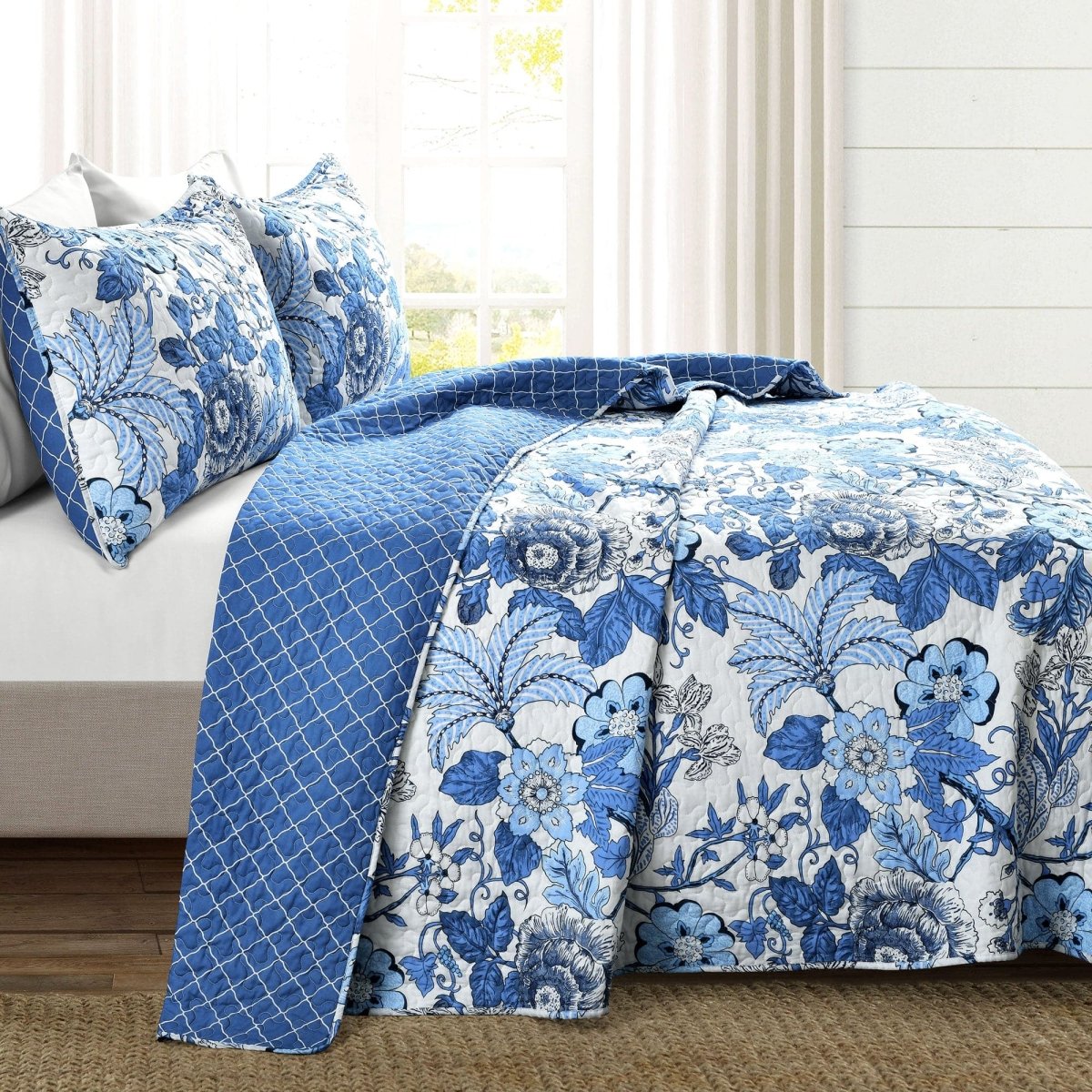 Sydney 3 Piece Quilt Sets - 6 Colors