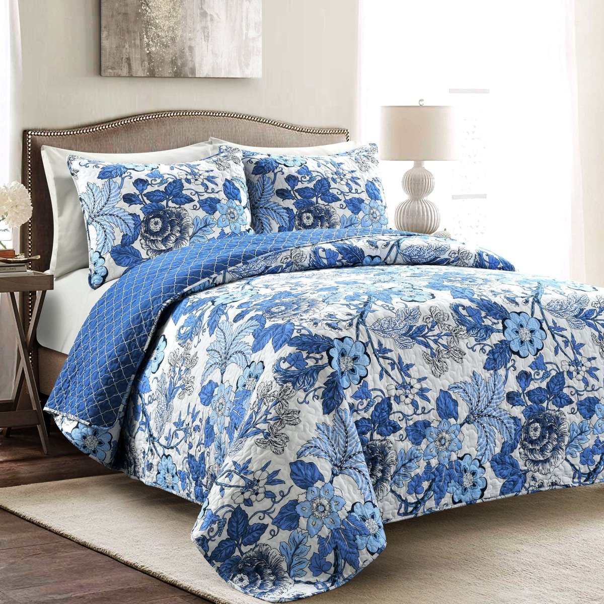 Sydney 3 Piece Quilt Sets - 6 Colors