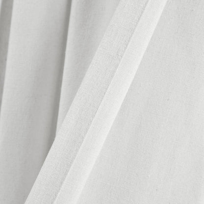 Boho Pom Pom Tassel Faux Linen Window Curtain Panels