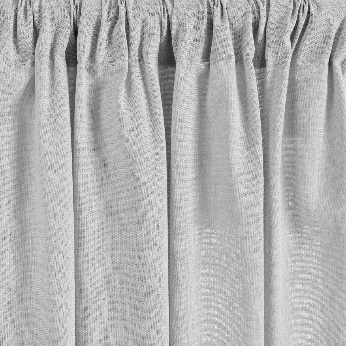 Boho Pom Pom Tassel Faux Linen Window Curtain Panels