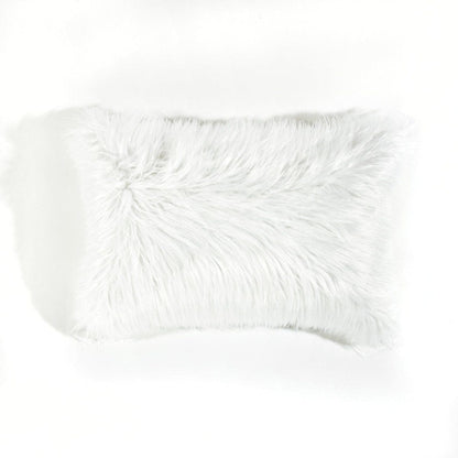 Mongolian Luca Soft Faux Fur Decorative Pillow Cover