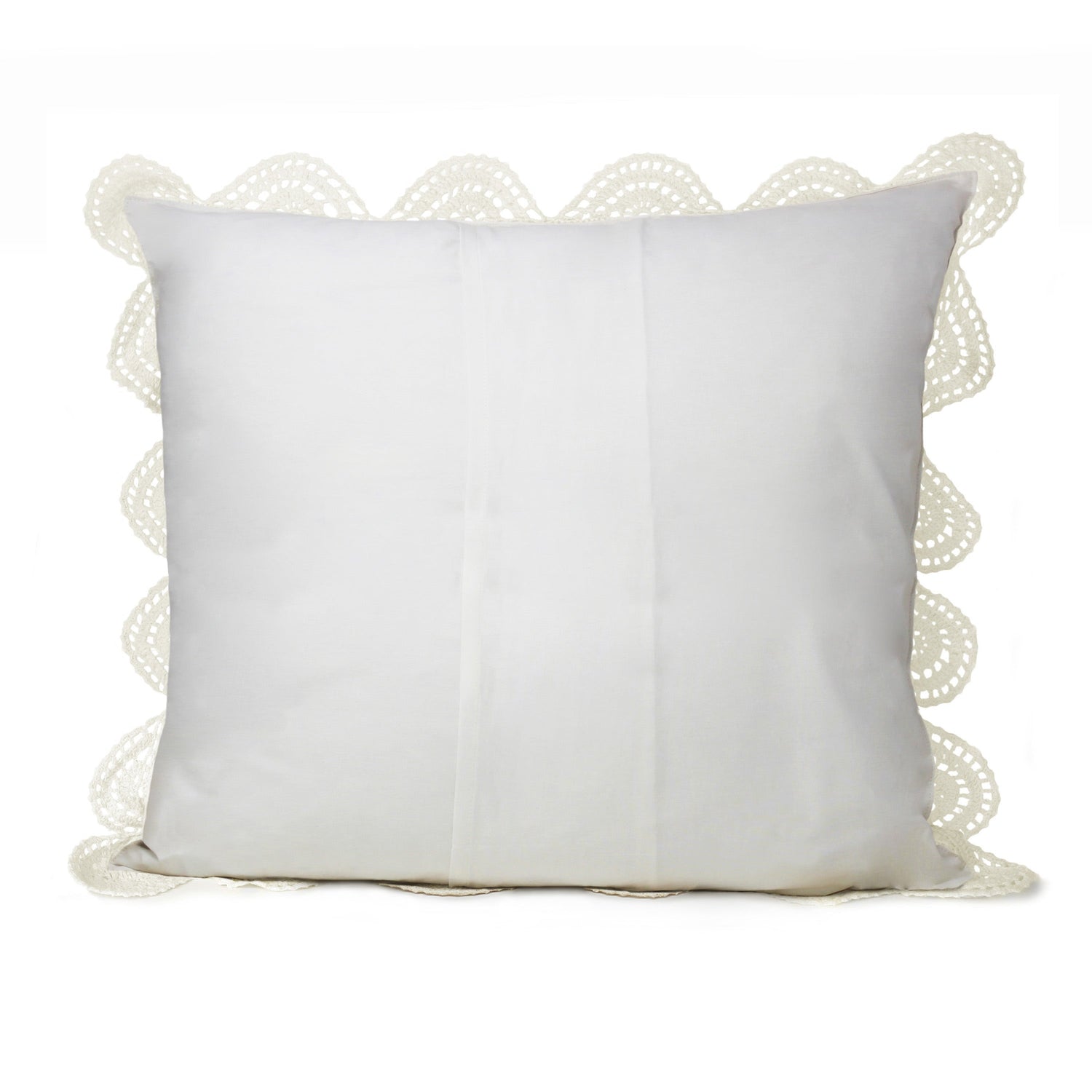 Hand Made Crochet Cotton Pillow Sham Pairs