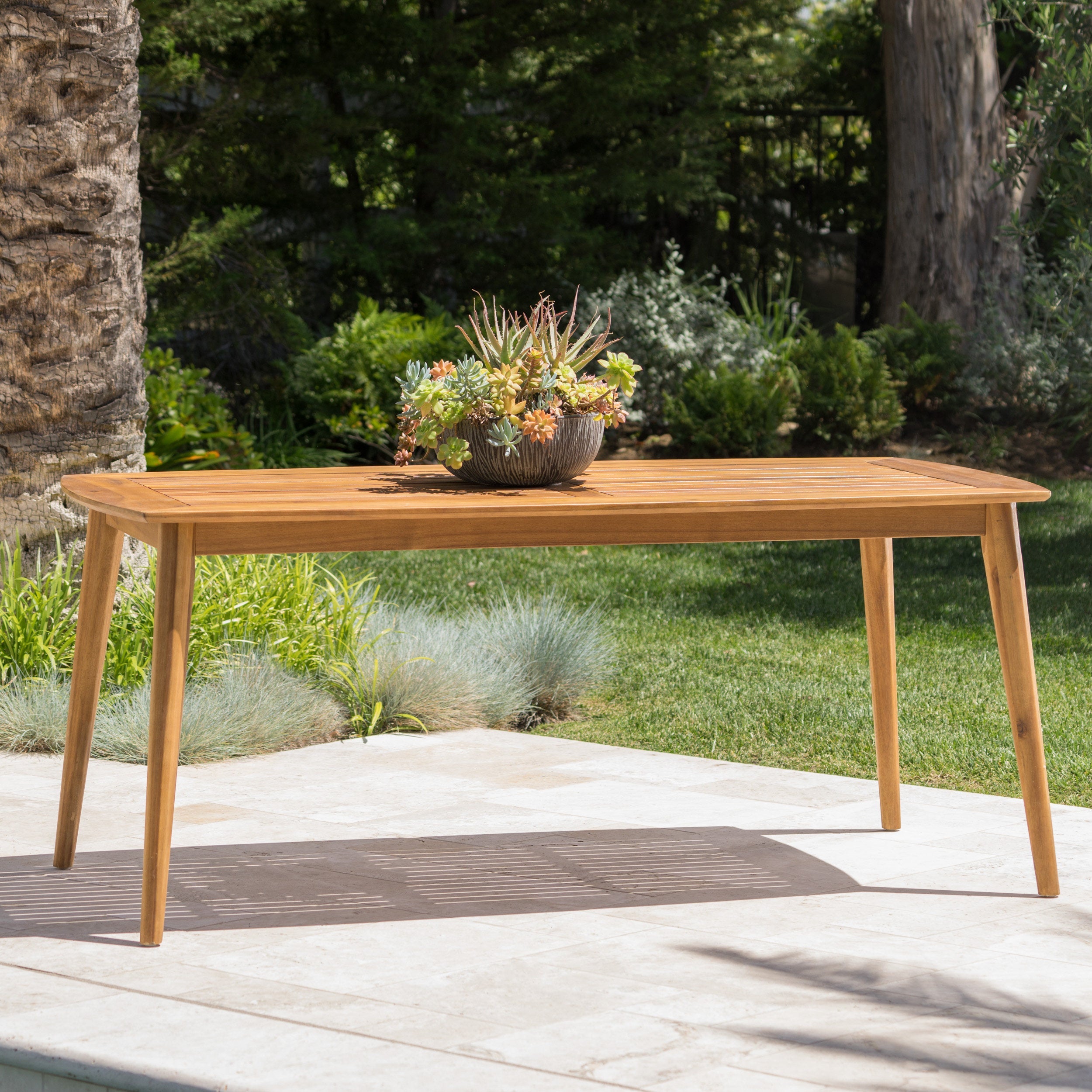 Outdoor Acacia Wood Dining Table