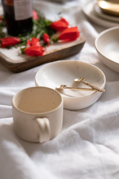 S/4 Wabi Brass Coffee Spoons