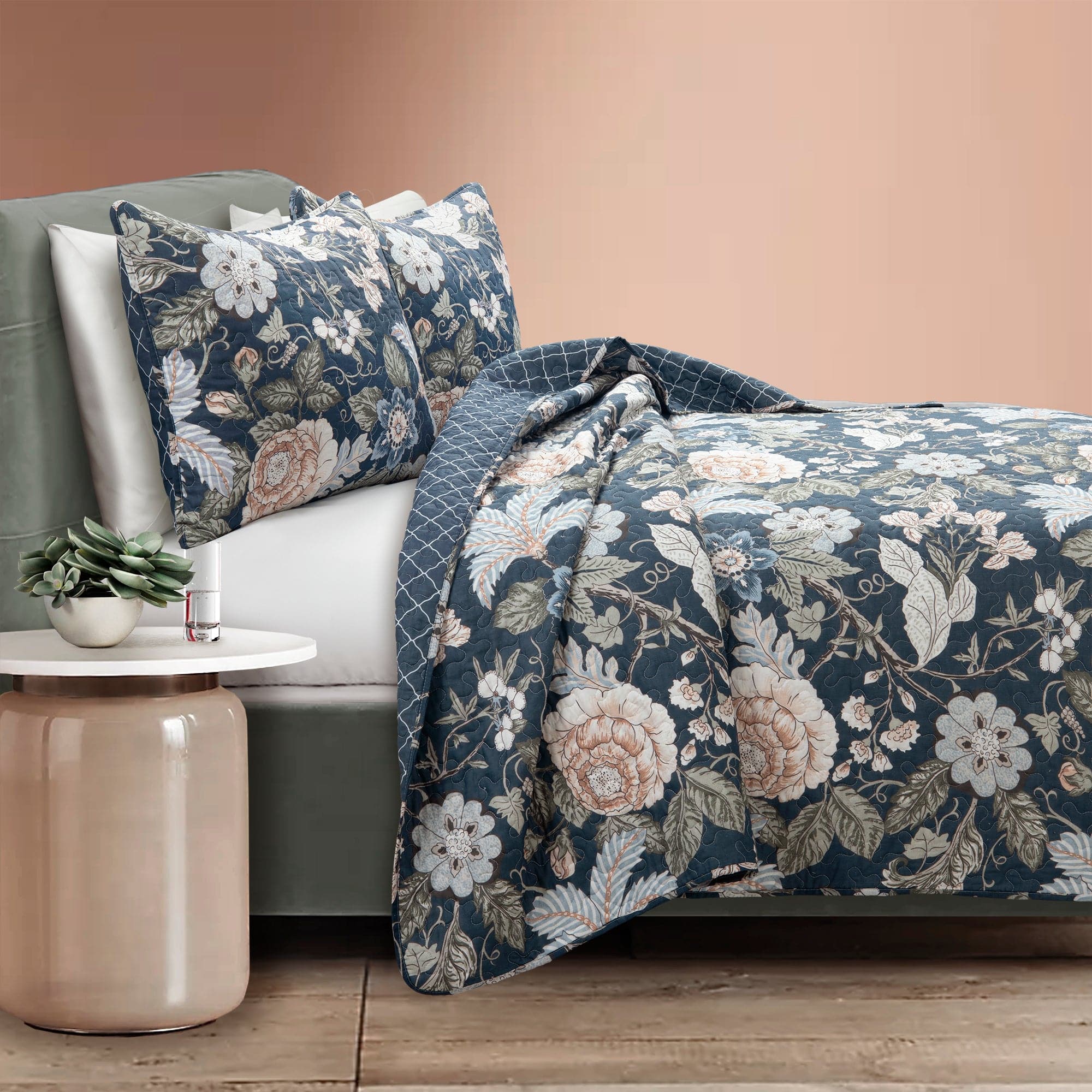 Sydney 3 Piece Quilt Sets - 6 Colors