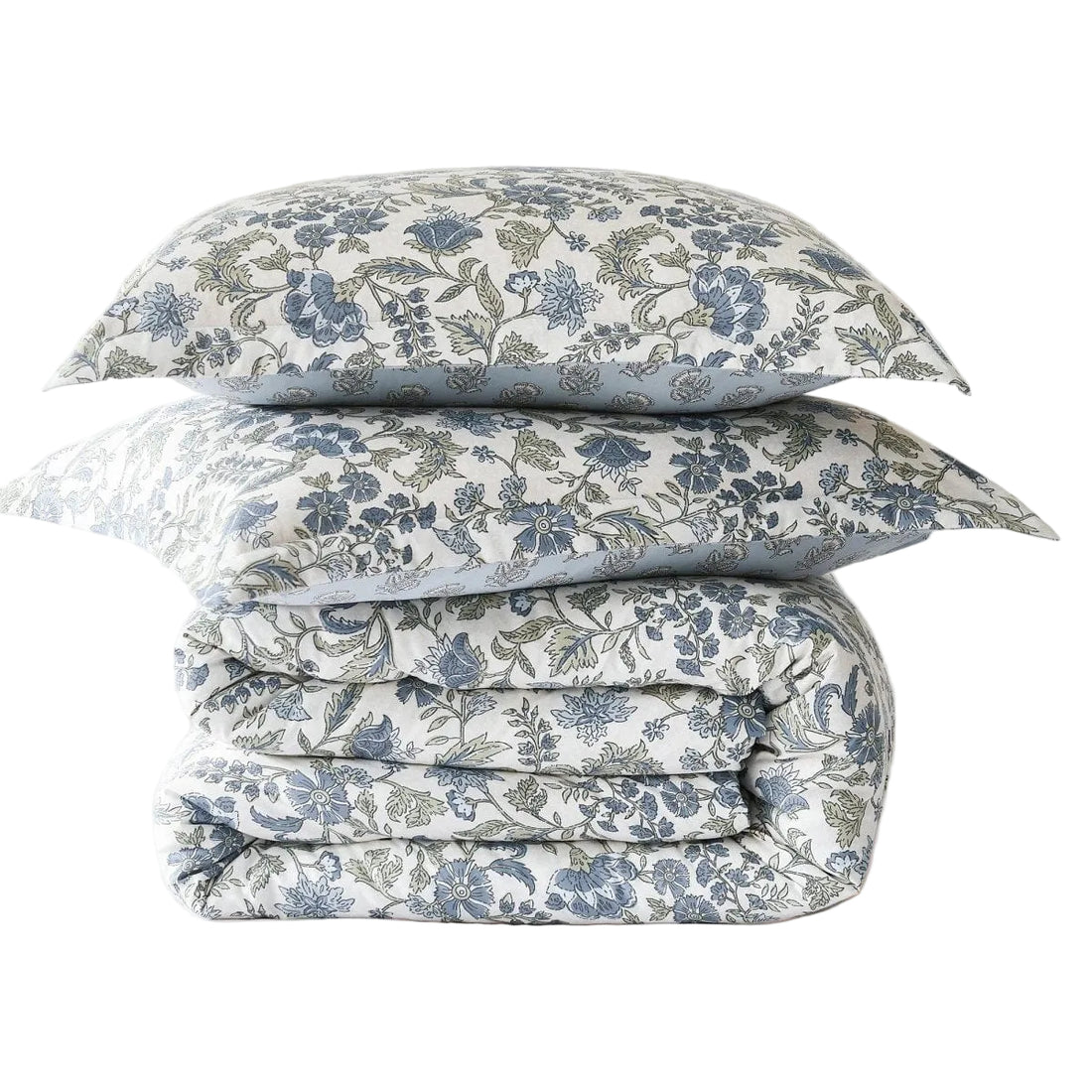 Lillian Block Print Reversible Comforter Set