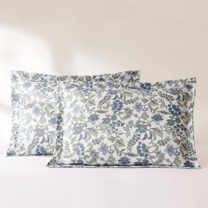 Lillian Block Print Reversible Comforter Set