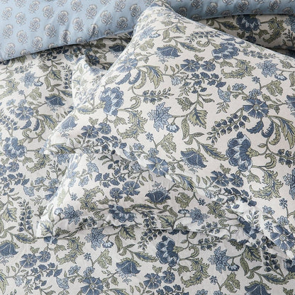Lillian Block Print Reversible Comforter Set
