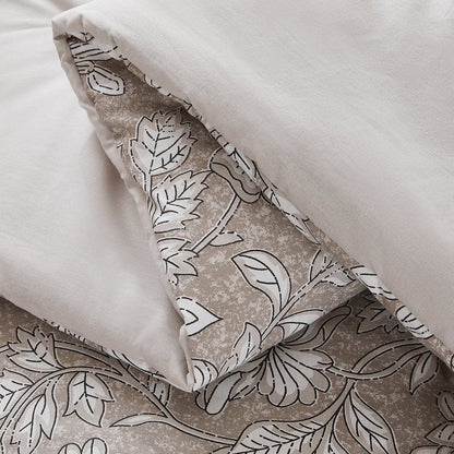 Zara Floral Block Cotton Comforter 8Pc Set