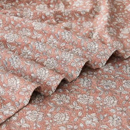 Zara Floral Block Cotton Sheet Set