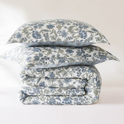 Lillian Block Print Reversible Comforter Set