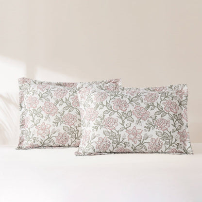 Zara Floral Block Reversible Comforter 5Pc Set