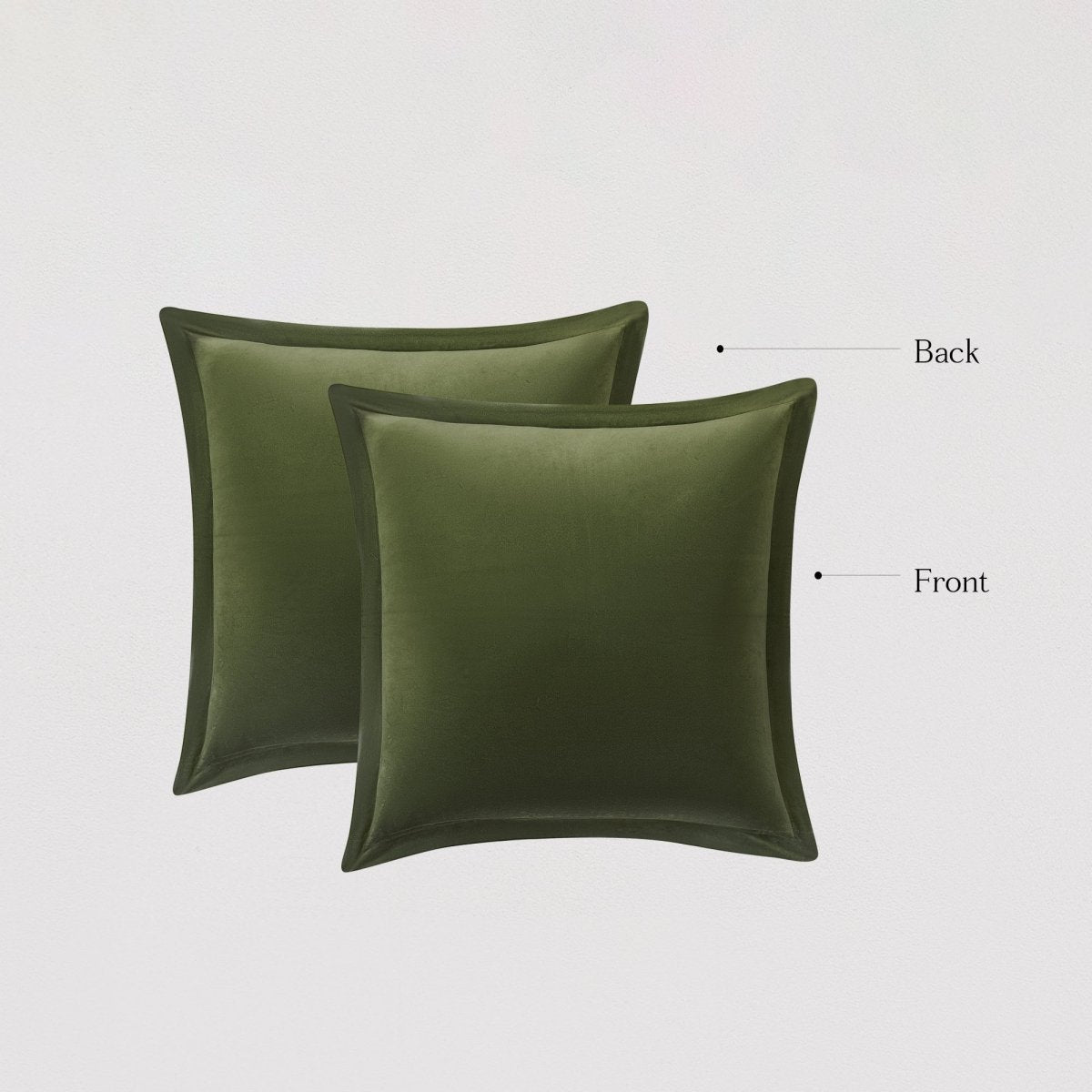Terran Velvet Euro Sham Cover