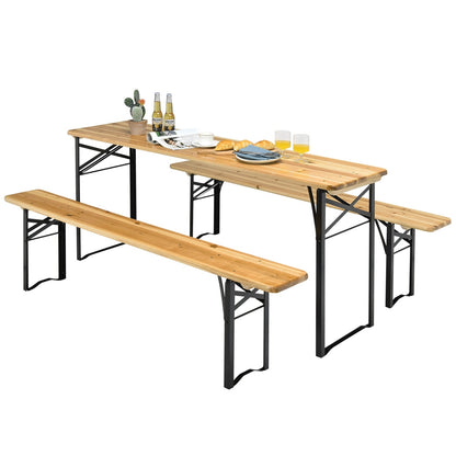 3 Pc Picnic Table/Bench Set
