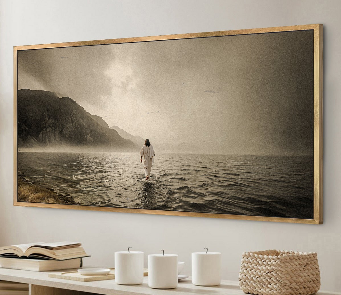 Walking On Water - Faith Wall Art V