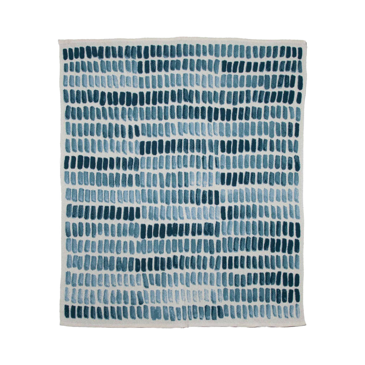 Watercolor by Kelly Harris Smith - Cotton Sustainable Knit Patterned Throw Blanket