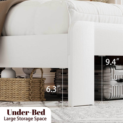 Farmhouse Platform Bed Frame - Queen
