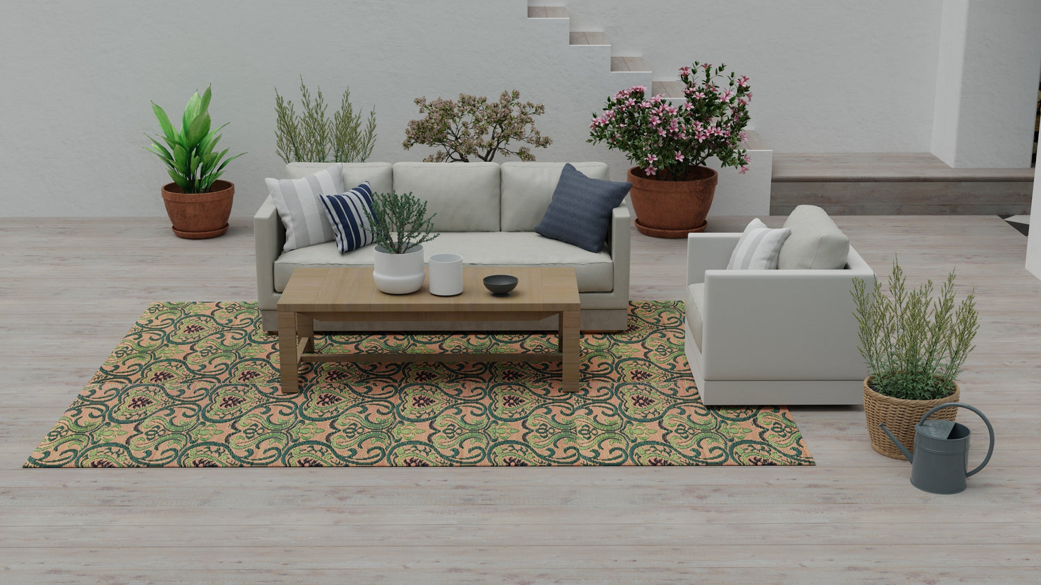 Oasis Green Outdoor Mat