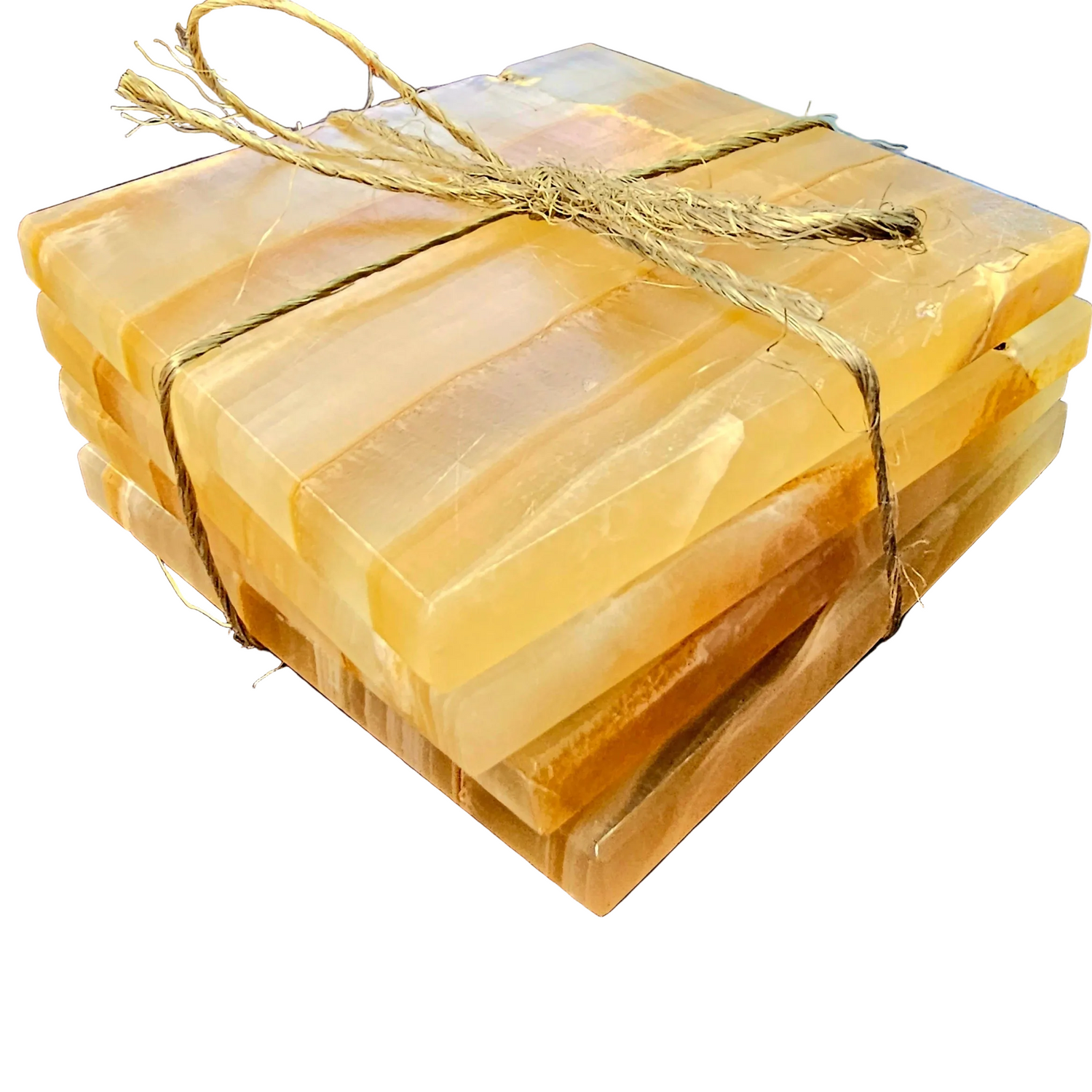 Onyx Coasters - Set of 4