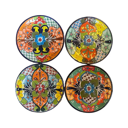 11.5" Talavera Dinner Plate | Hand-Painted Mexican Folk Art Dish