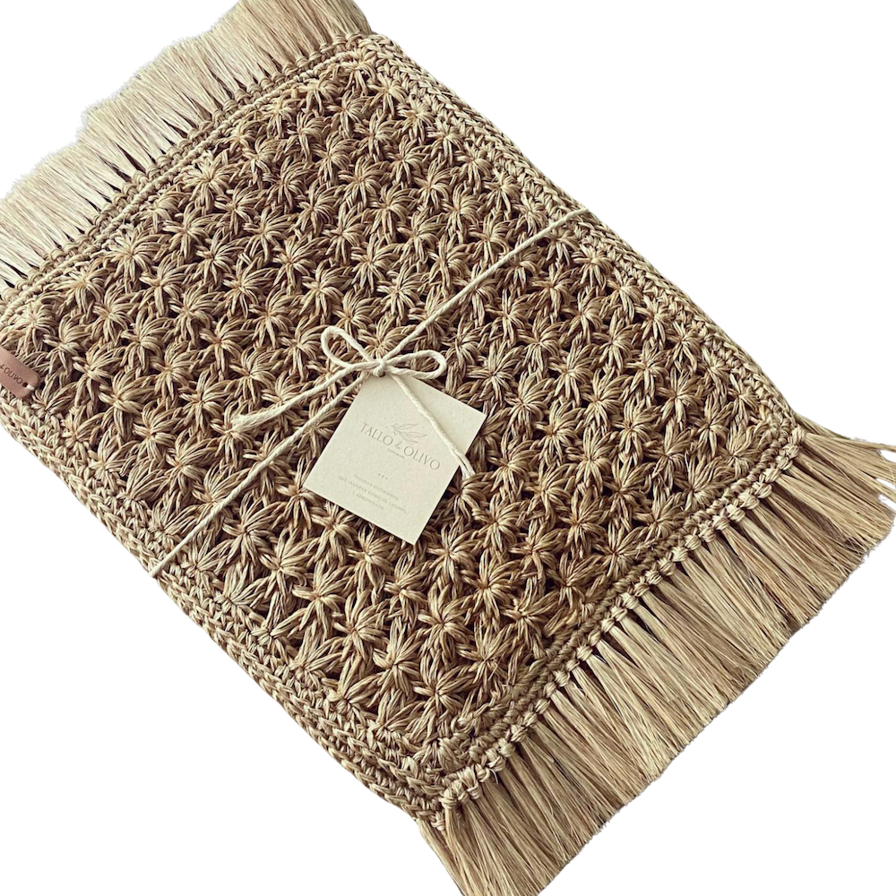 Set of 4 Woven Star Placemats