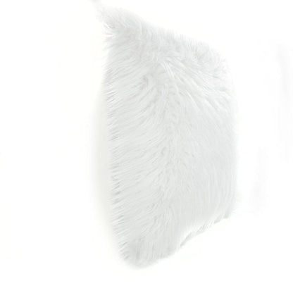 Mongolian Luca Soft Faux Fur Decorative Pillow Cover