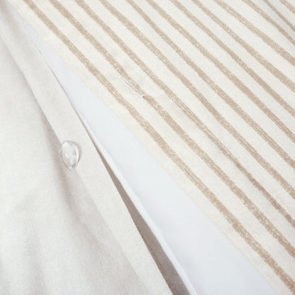 Farmhouse Stripe 100% Cotton Duvet Cover Set