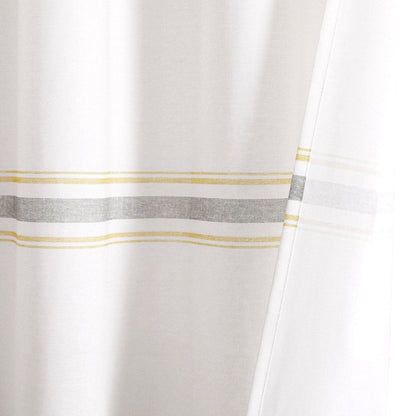 Farmhouse Stripe 100% Cotton Shower Curtain